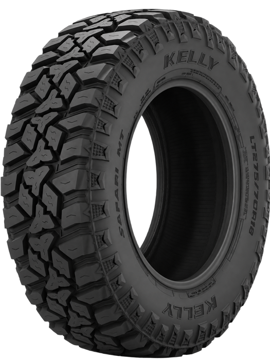 Kelly Safari MT — Model illustration edited with AI to remove the wheel. Sidewall markings may vary by selected size