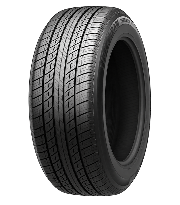 Uniroyal Tiger Paw Touring A/S DT — model illustration edited to remove wheel; sidewall markings may vary by selected size