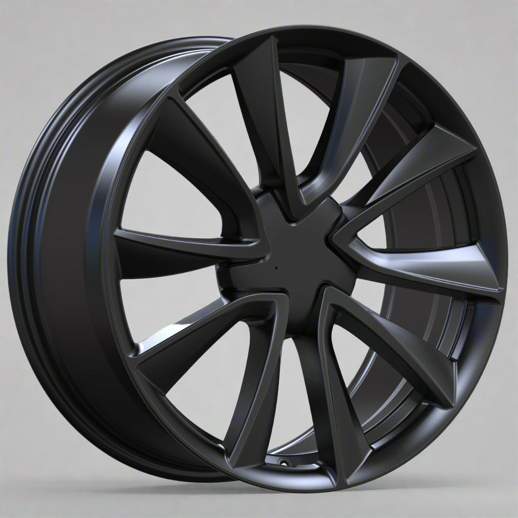 AW24 for Tesla Model 3/Y 18x8.5 Inch +35 Offset Flow Form Wheels Satin Black