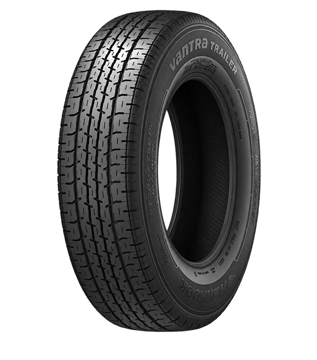 Hankook Vantra Trailer ST01 — Model illustration edited with AI to remove the wheel. Sidewall markings may vary by selected size