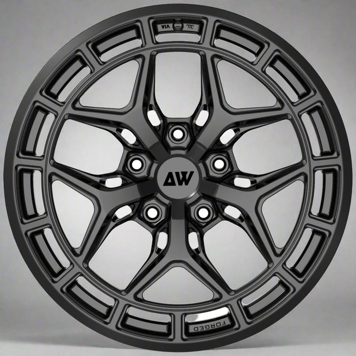 AW09 for Rivian R1T/R1S 20x8.5" +48 Gloss Black