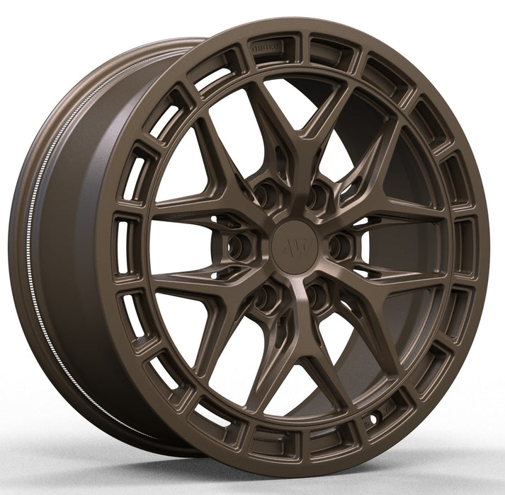 AW09 for Tesla Cybertruck 20x9" +55 Satin Bronze