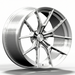 AWS Brushed Silver forged wheel render